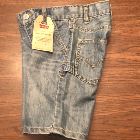Levi’s NWT toddler size 2 utility denim shorts - Picture 4 of 8